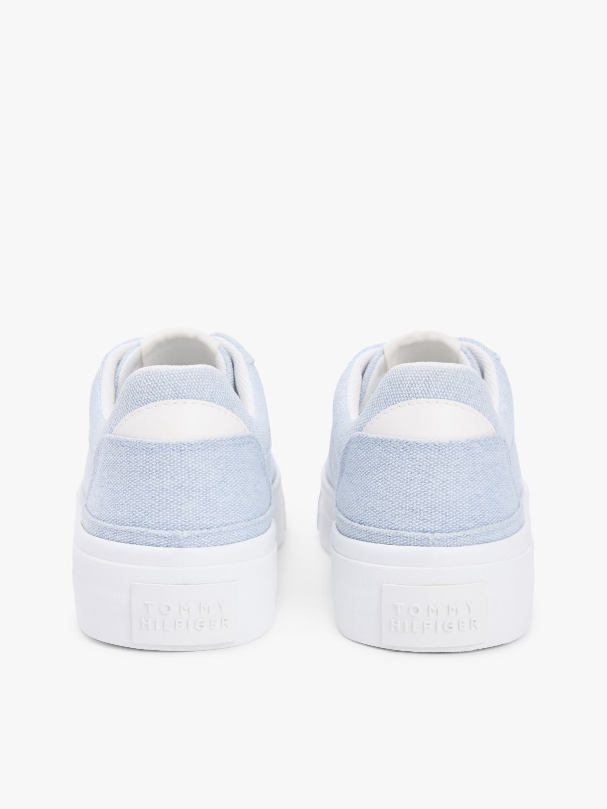 Canvas Platform Sneaker — Breezy Blue