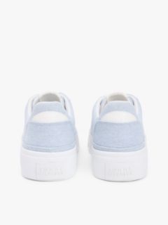 Canvas Platform Sneaker — Breezy Blue 4