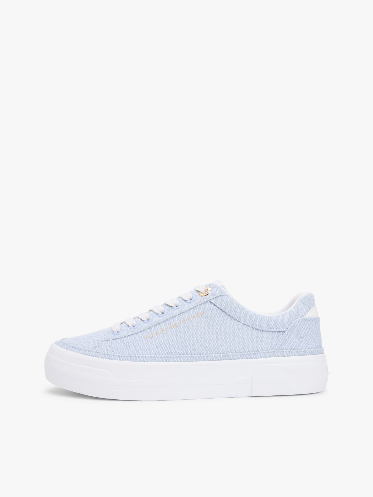 Canvas Platform Sneaker — Breezy Blue
