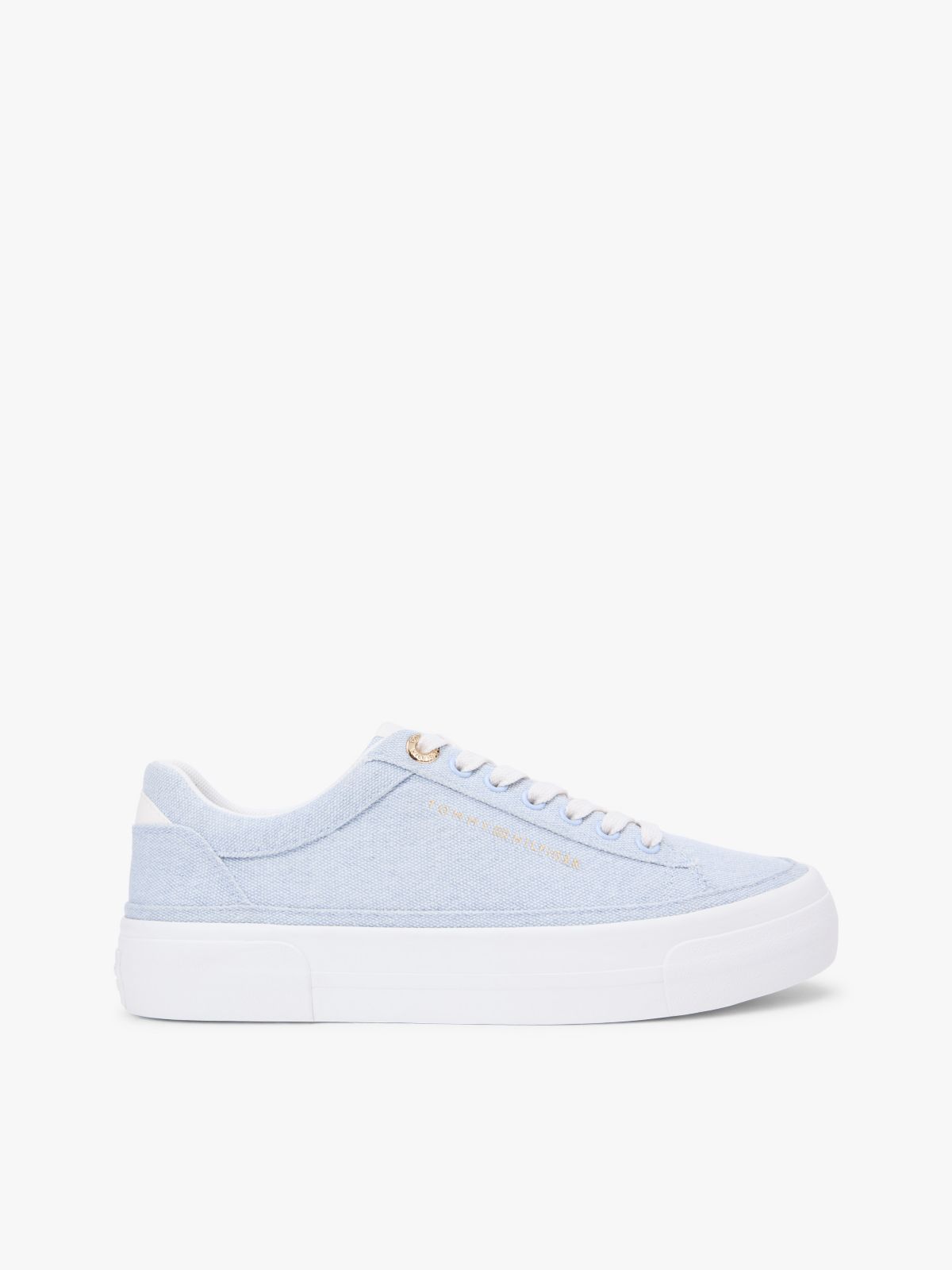Canvas Platform Sneaker — Breezy Blue