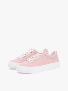 Canvas Platform Sneaker — Foggy Pink 2