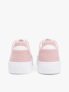 Canvas Platform Sneaker — Foggy Pink 4