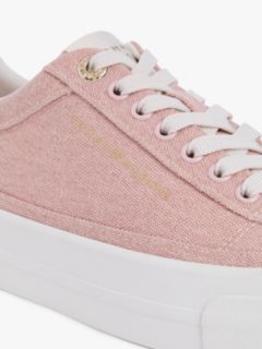 Canvas Platform Sneaker — Foggy Pink 6
