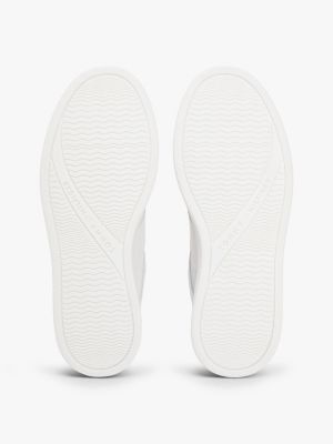 Женские кроссовки Tommy Hilfiger Platform Leather Court, цвет: Экрю — фото 5
