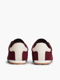 Suede Ballet Sneaker — Oxblood 4