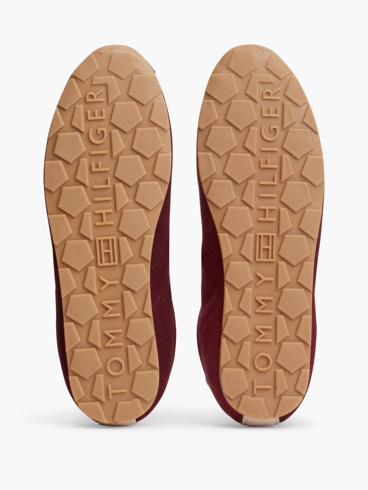 Suede Ballet Sneaker — Oxblood