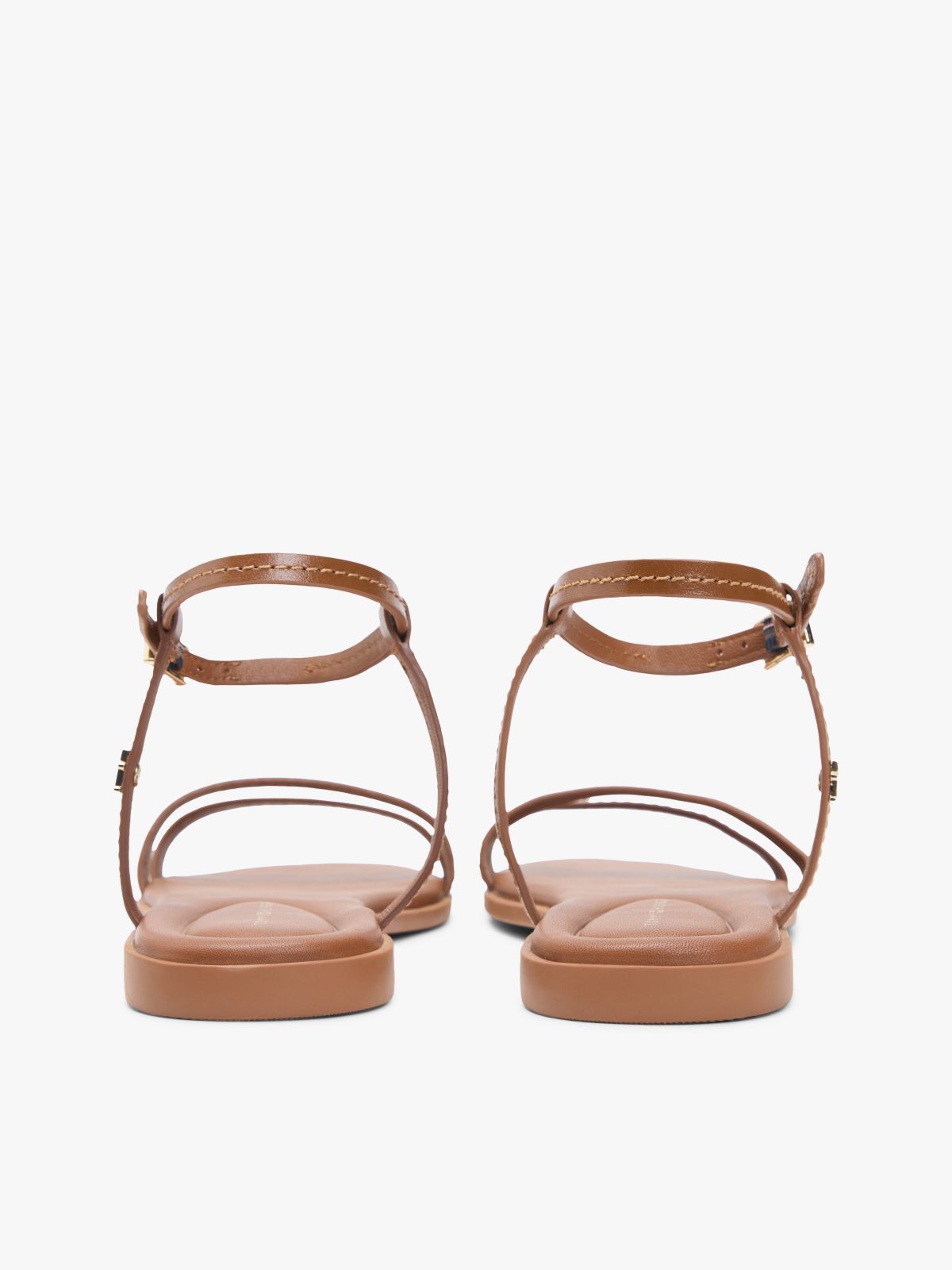 Flat Leather Sandal — Warm Bronze