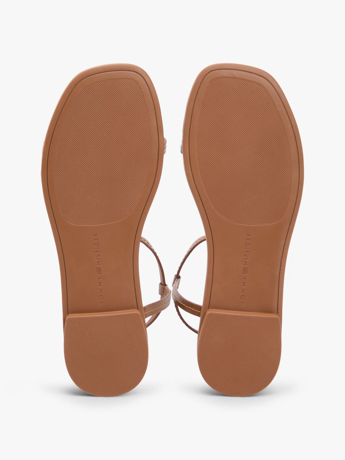 Flat Leather Sandal — Warm Bronze