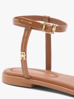 Flat Leather Sandal — Warm Bronze 6
