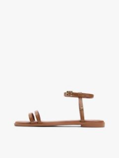 Flat Leather Sandal — Warm Bronze 7