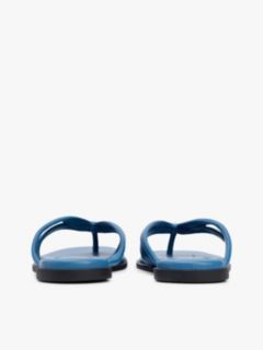 Leather Flip-Flop — Cobalt Steel 4