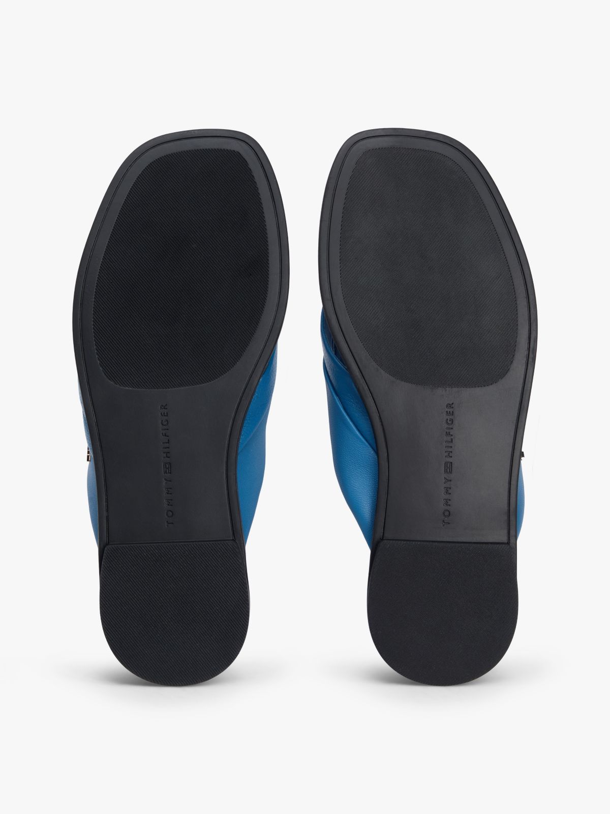 Leather Flip-Flop — Cobalt Steel
