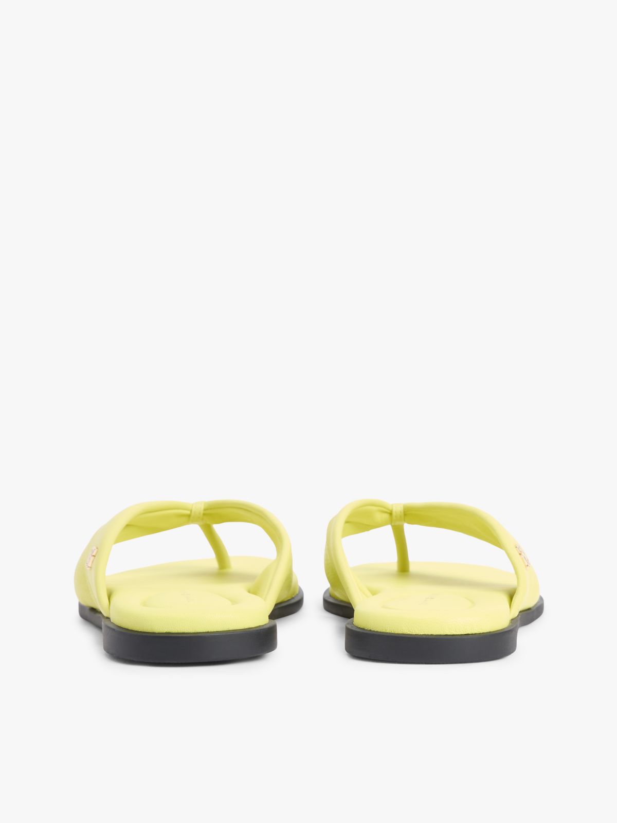 Leather Flip-Flop — Lime Zing