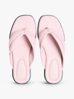 Leather Flip-Flop — Foggy Pink 3