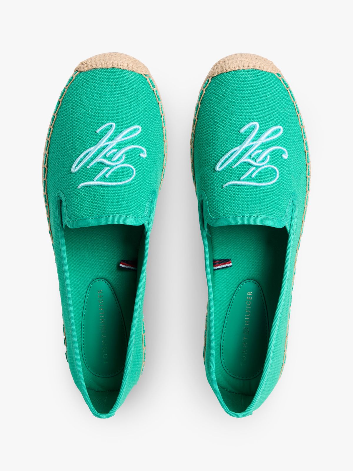 Script Monogram Canvas Espadrille — Jade Wink