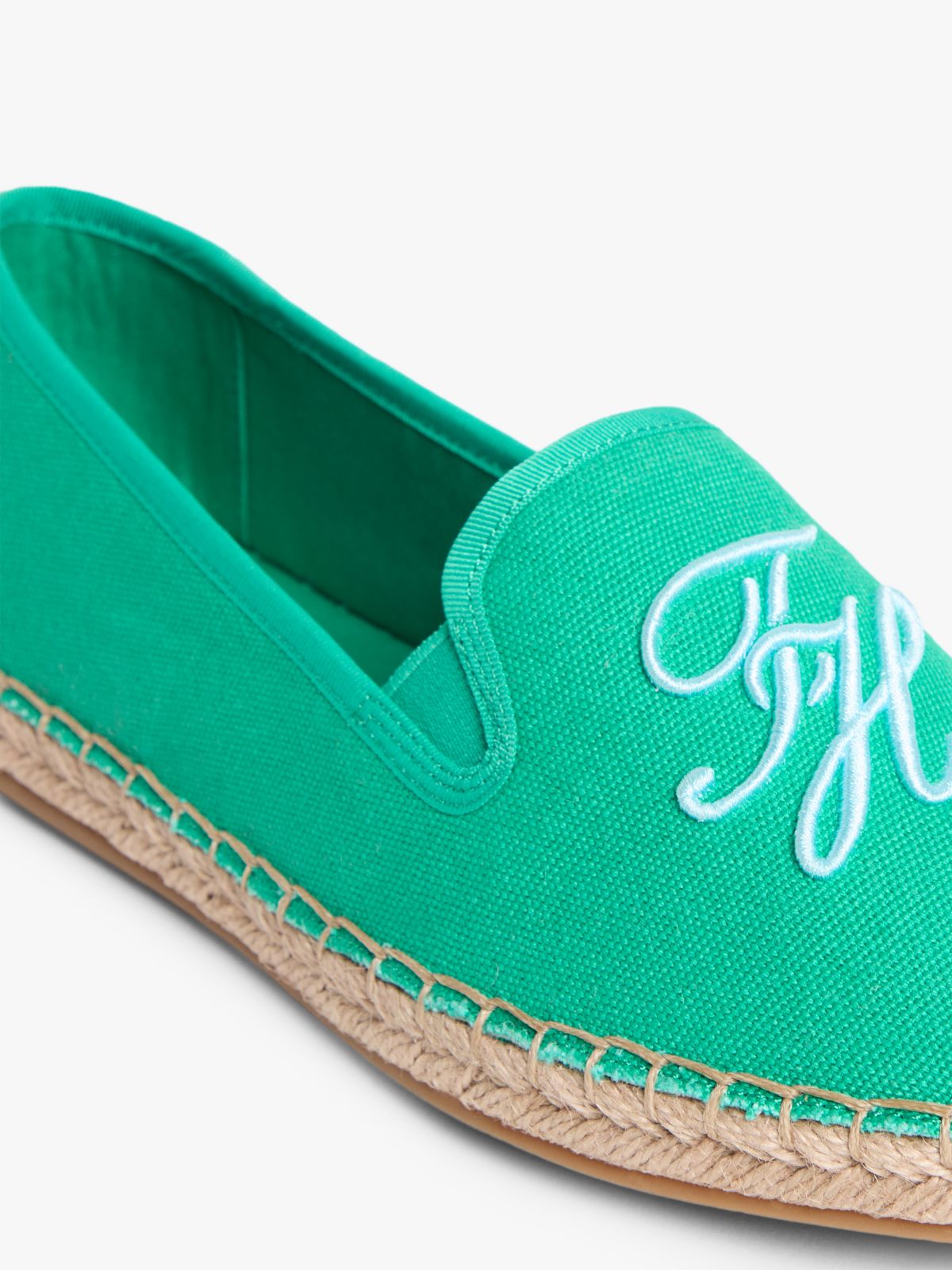 Script Monogram Canvas Espadrille — Jade Wink