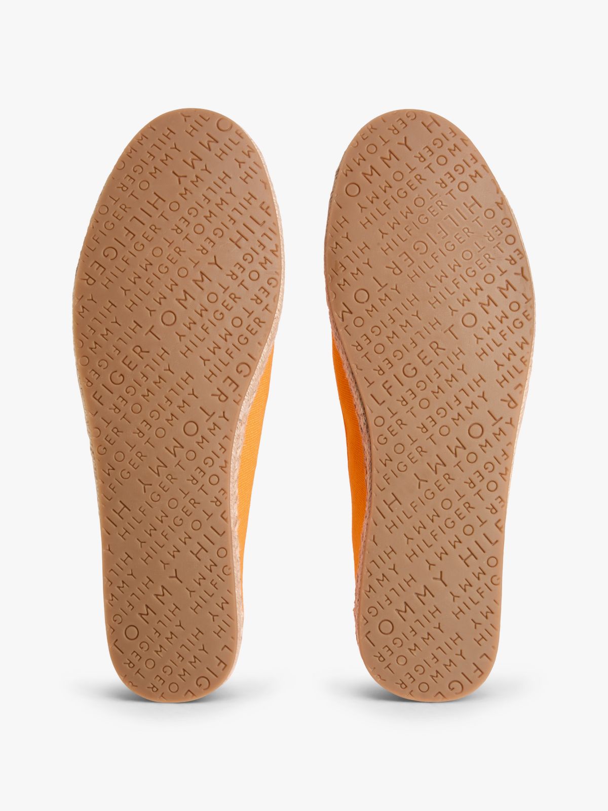 Script Monogram Canvas Espadrille — Orange Hype