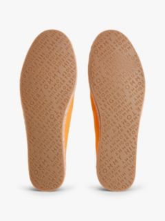 Script Monogram Canvas Espadrille — Orange Hype 5