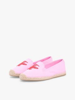 Script Monogram Canvas Espadrille — Rose Petal 2
