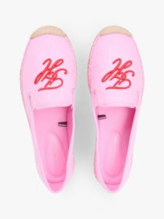 Script Monogram Canvas Espadrille — Rose Petal 3