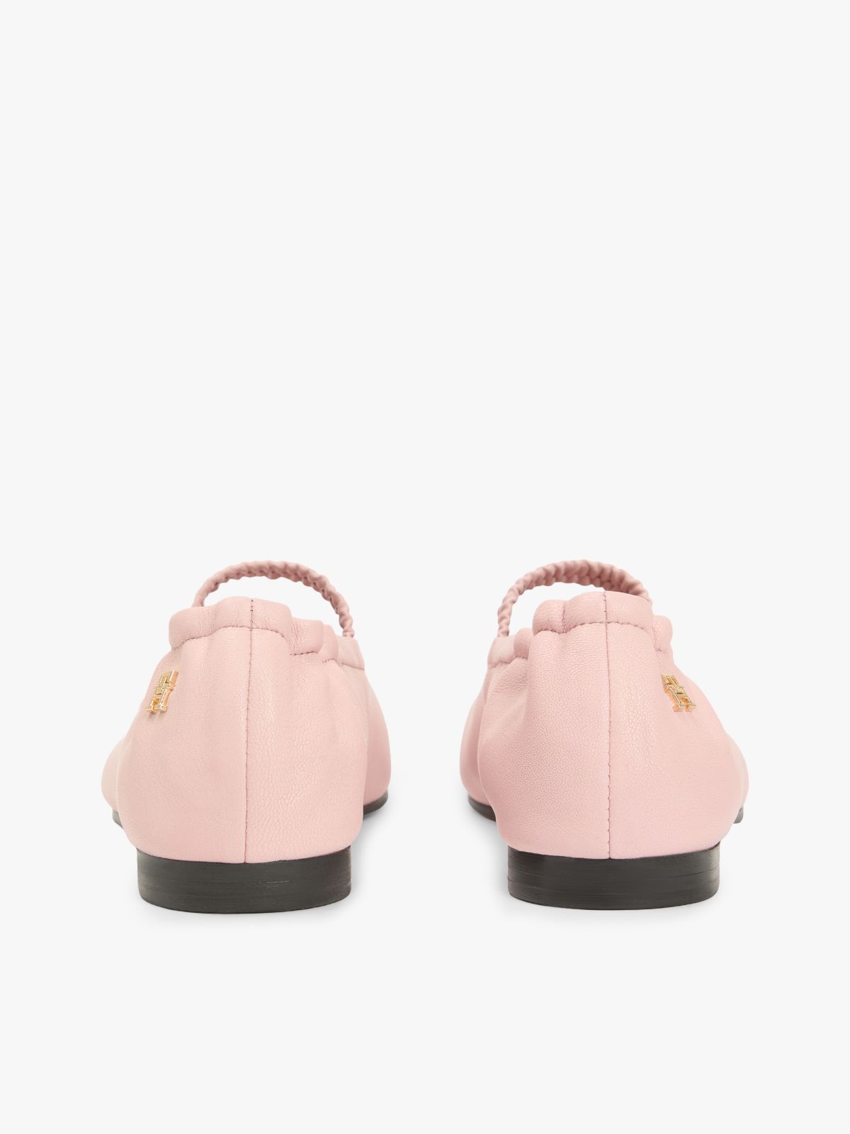Leather Mary Jane Ballet Flat — Foggy Pink