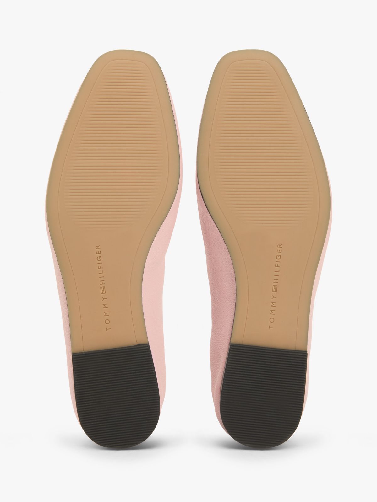 Leather Mary Jane Ballet Flat — Foggy Pink