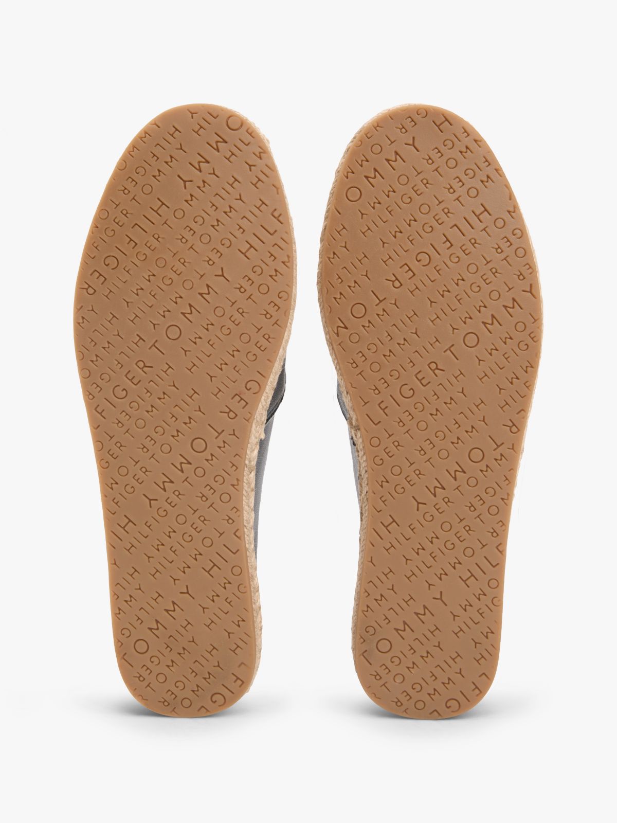 TH Monogram Leather Espadrille — Black