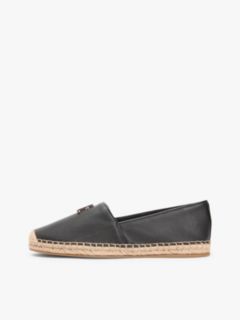 TH Monogram Leather Espadrille — Black 7
