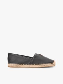 TH Monogram Leather Espadrille — Black 1