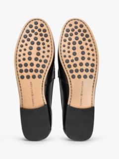 Chain-Link Leather Loafer — Black 5