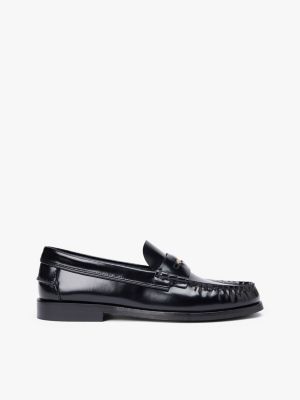 Patent Leather Penny Loafer, Black