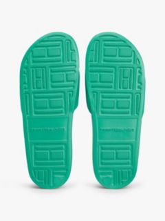 Embroidered Script Monogram Pool Slide — Jade Wink 5