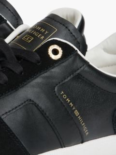 Tribeca Leather-Mix Skater Sneaker — Black 6