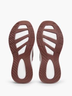 Mixed-Media Platform Runner Sneaker — Oxblood 5