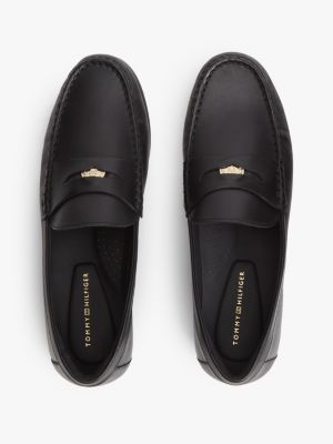 Женские туфли Tommy Hilfiger Classic Leather Penny Loafer, цвет: Чёрный — фото 3