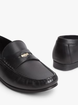 Женские туфли Tommy Hilfiger Classic Leather Penny Loafer, цвет: Чёрный — фото 6