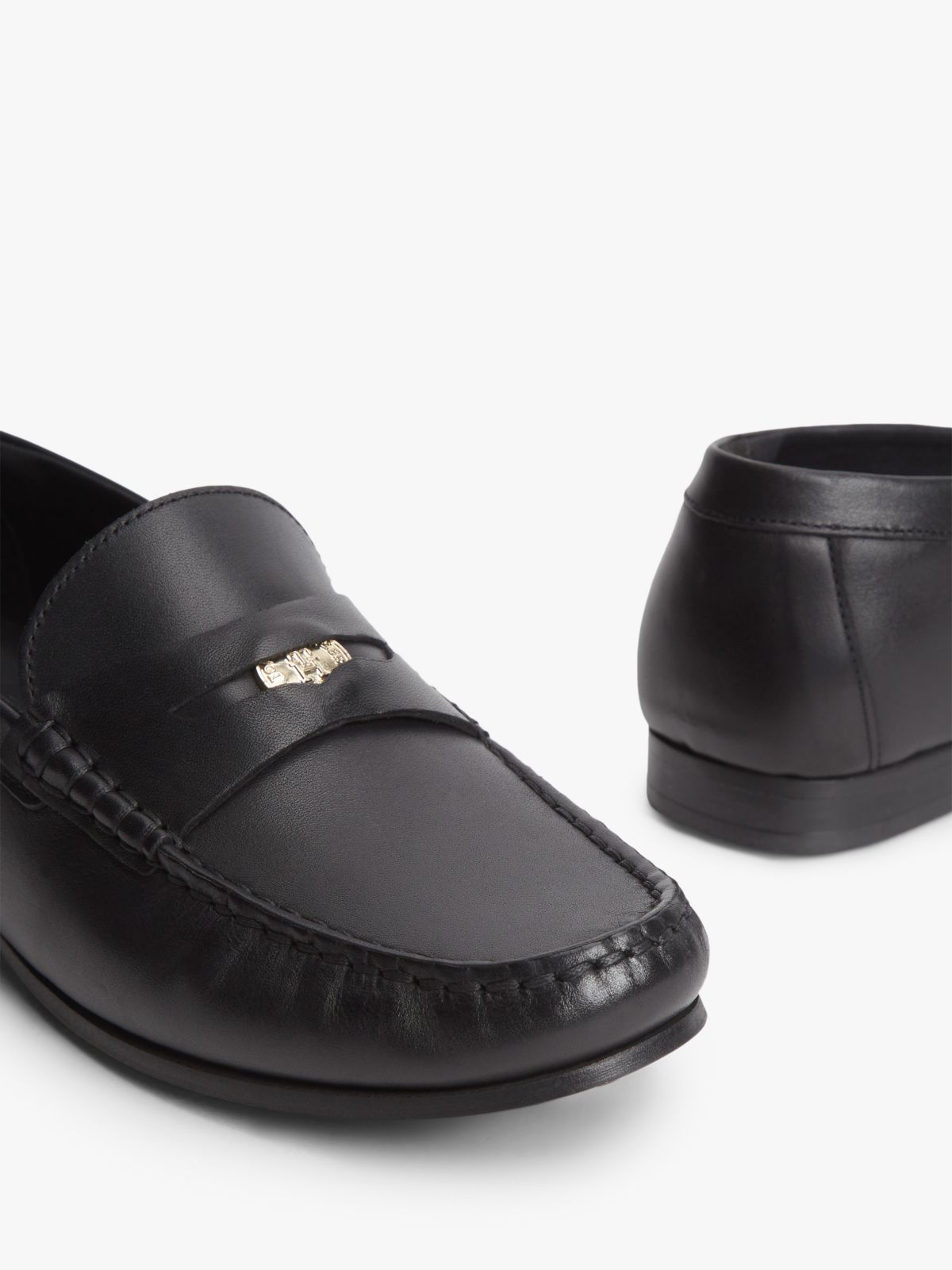 Classic Leather Penny Loafer — Black
