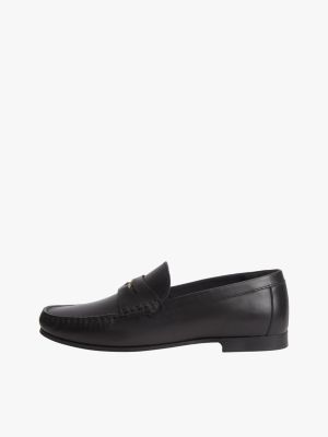 Женские туфли Tommy Hilfiger Classic Leather Penny Loafer, цвет: Чёрный — фото 7