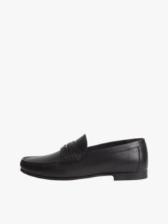 Classic Leather Penny Loafer — Black 7