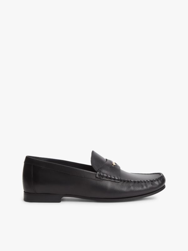 Classic Leather Penny Loafer — Black