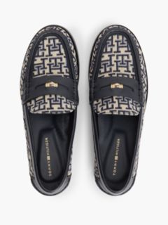 Jacquard Monogram Penny Loafer — Space Blue 3