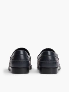 Jacquard Monogram Penny Loafer — Space Blue 4
