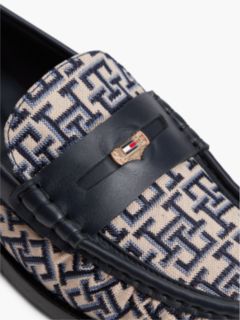 Jacquard Monogram Penny Loafer — Space Blue 6