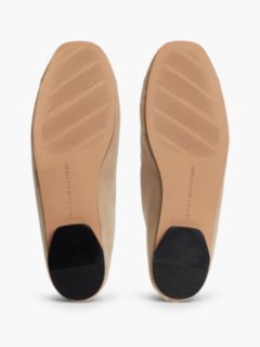 Embroidered Crest Velour Slipper Loafer — Horseradish 5