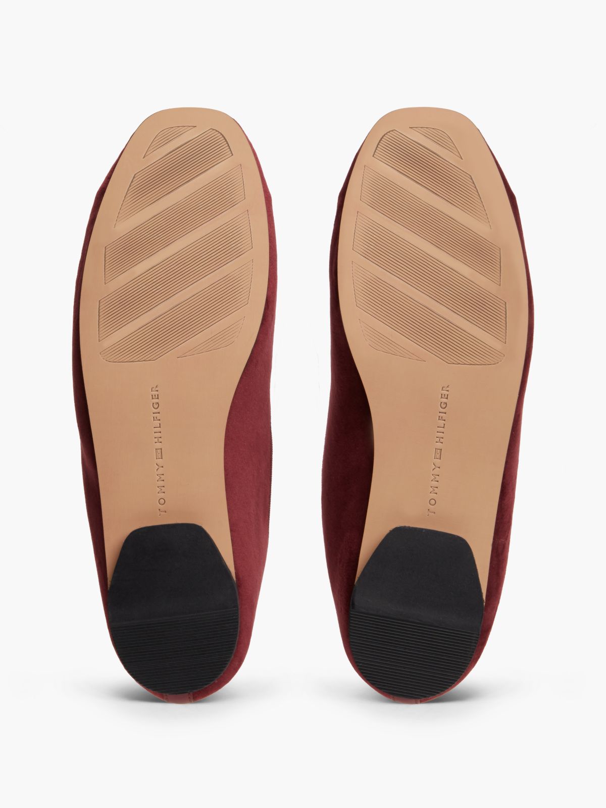 Embroidered Crest Velour Slipper Loafer — Oxblood