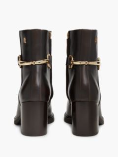 Leather Ankle Riding Boot — Brushed Brown 4