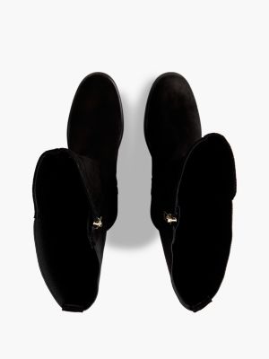 Женские ботинки Tommy Hilfiger Stretch Suede Boot, цвет: Чёрный — фото 3
