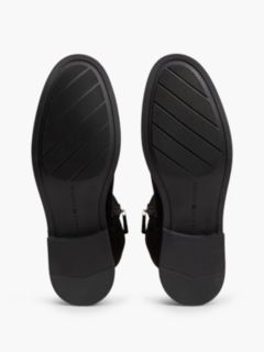Stretch Suede Boot — Black 5