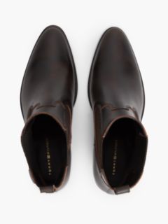 Leather Western Chelsea Ankle Boot — Brushed Brown 3