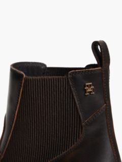 Leather Western Chelsea Ankle Boot — Brushed Brown 6